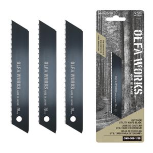 OLFA Outdoor Utility Knife Spare Blade 3pk